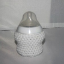 Handmade crochet baby bottle