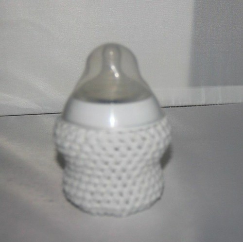 Handmade crochet baby bottle