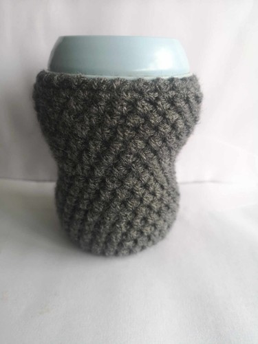 Handmade crochet baby bottle